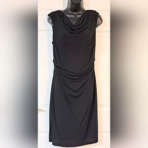 David Meister Black Sleeveless Dress